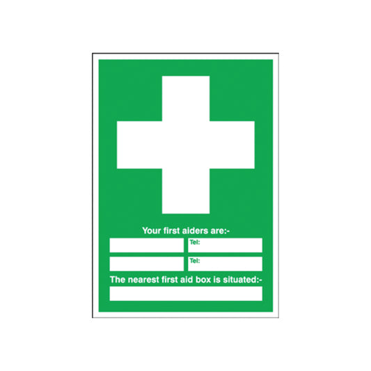 Safety Sign First Aid 600x450mm PVC E91A/R