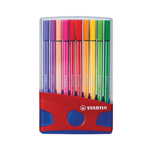 Stabilo Pen 68 Premium Felt Tip Pen Colorparade Assorted (Pack of 20) 6820-03