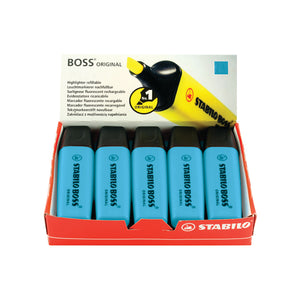 Stabilo Boss Original Highlighter Blue (Pack of 10) 70/31/10