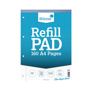 Silvine Narrow Ruled Headbound Refill Pad A4 (Pack of 6) A4RPNM