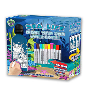 Create Your Own Water Bottle Set - Sea Life