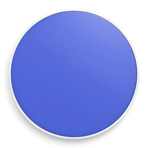 Sky blue face paint by snazaroom on a white background
