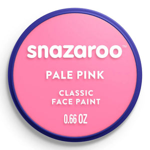 Snazaroo pale pink face paint container on a white background