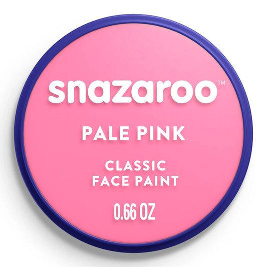 Snazaroo pale pink face paint container on a white background