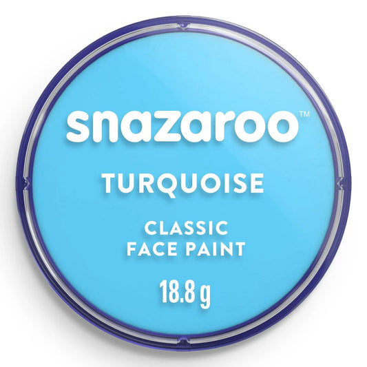 Snazaroo Classic Face Paint - Turquoise (18ml)