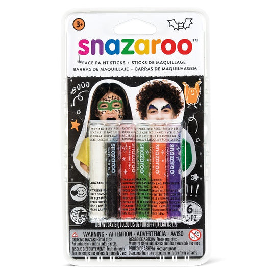 Snazaroo Face Paint Sticks - Halloween Colours
