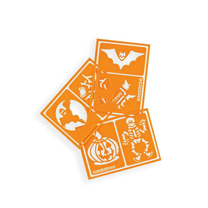 Snazaroo Face Painting Stencils - Halloween Themed