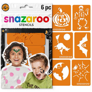 Snazaroo Face Painting Stencils - Halloween Themed