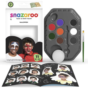 Snazaroo Halloween Face Paint Kit (11 Pieces)