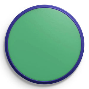Snazaroo bright green face paint container on a white background