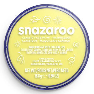 Snazaroo face paint container on a white background