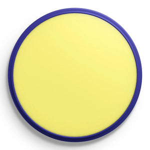 Snazaroo pale yellow face paint container on a white background