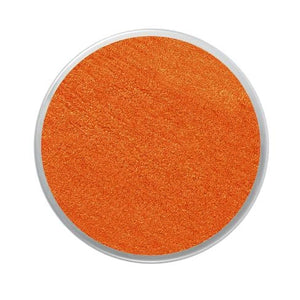 Snazaroo sparkle orange face paint container on a white background