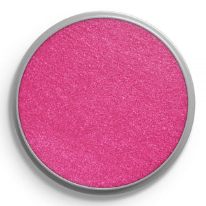 Sparkle Pink snazaroo face paint container with silver lid on a white background