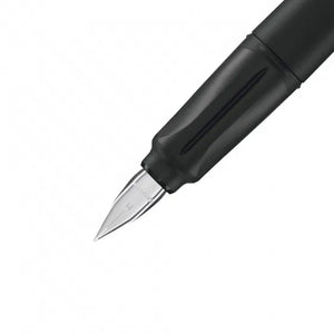 Stabilo Ergonomic EASYbuddy M Nib Fountain Pen - Black/Magenta (Blue Ink Cartridge)