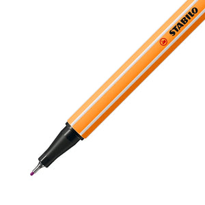 STABILO Fineliner Point 88 - Wallet of 10 Colours