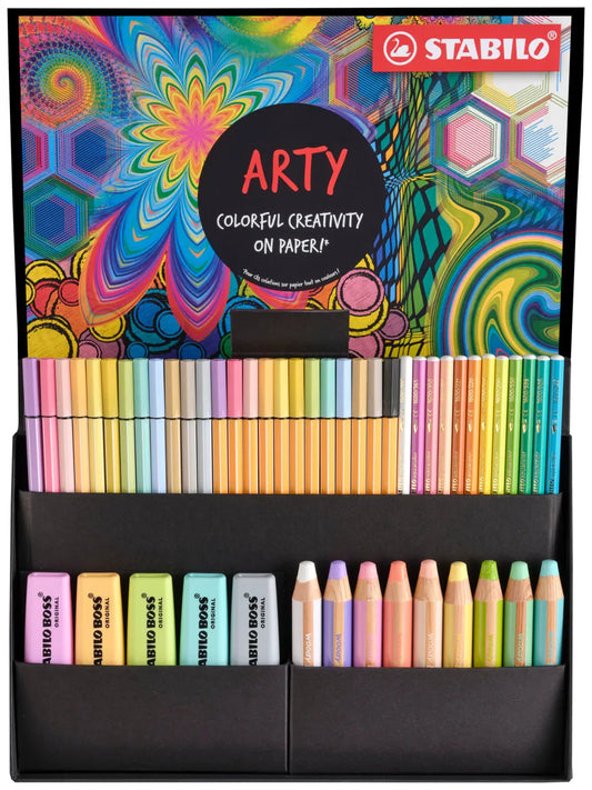 STABILO ARTY Creative Set Pastel - Pack of 50