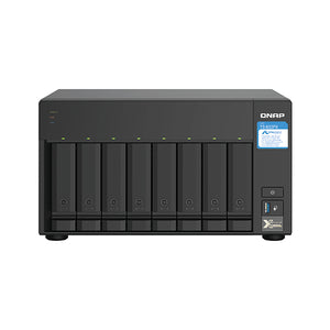 Qnap 8 Bay Desktop NAS Network Attached Storage Enclosure TS-832PX-4G