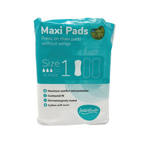 INTERLUDE MAXI PADS SIZE 1 X24 PK 10