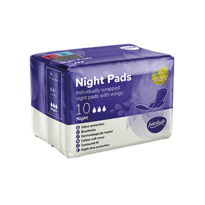 INTERLUDE ULTRA NIGHT PADS X10 PK12