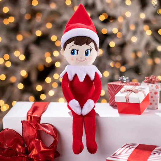 Elf Plushee Pals Snuggler Boy, Light Tone 12”