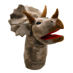 Large Dino Heads: Triceratops Puppet