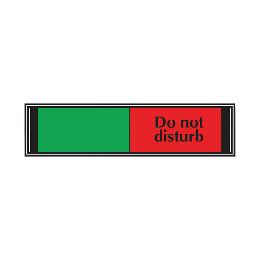 Sliding Sign Do Not Disturb 225x52mm V6DB/DD