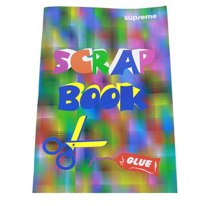 Supreme Stationery Scrapbook Jumbo 80pg - Coloured 15x10