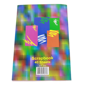 Supreme Stationery Scrapbook Jumbo 80pg - Coloured 15x10