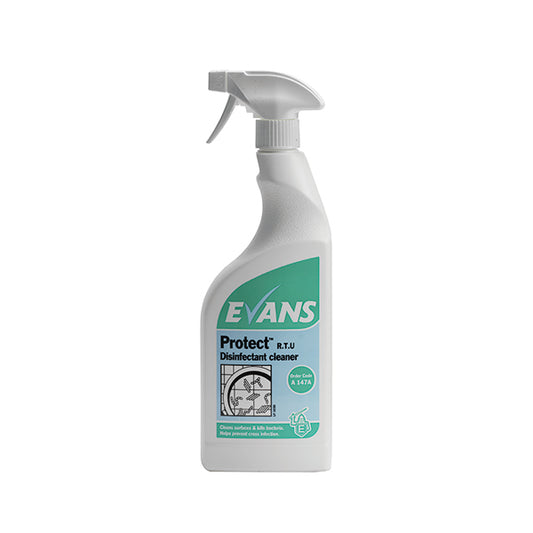 Evans Protect Ready-to-Use Disinfectant 750ml (Pack of 6) A147AEV