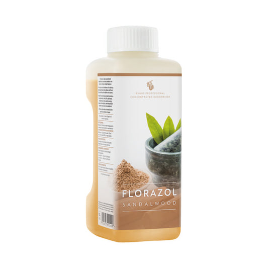 Evans Florazol Concentrated Deodoriser Sandalwood 1L (Pack of 4) A108AEV