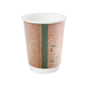 Vegware Cup 12oz Double Wall Kraft Brown (Pack of 500) VDW-12