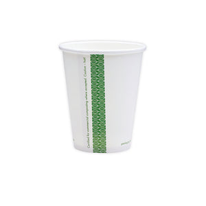 Vegware Hot Cup 8oz Single Wall White (Pack of 1000) LV-8