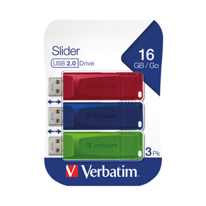 Verbatim Store n Go USB 2.0 16GB (Pack of 3) 49326