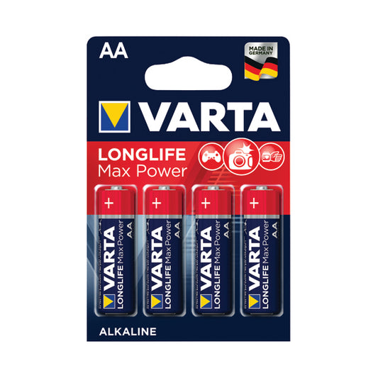 Varta Longlife Max Power AA Battery (Pack of 4) 04706101404