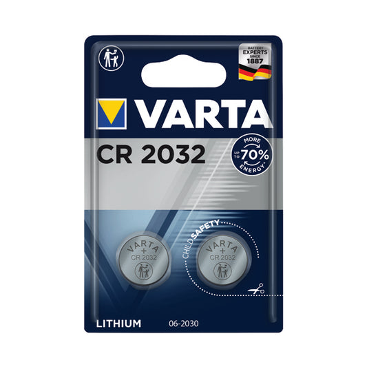 Varta CR2032 Lithium Coin Cell Battery (Pack of 2) 06032101402