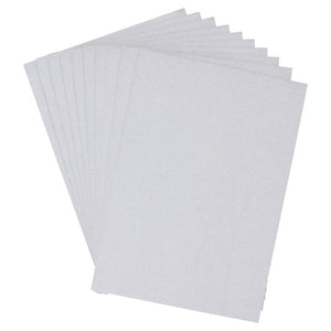 Premier Activity A4 250gsm Glitter Card 10 Sheets - Silver