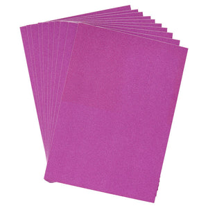 Premier Activity A4 250gsm Glitter Card 10 Sheets - Pink.
