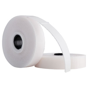 Stik-ie 5mx25mm Roll Hook & Loop Fastening Tape - White