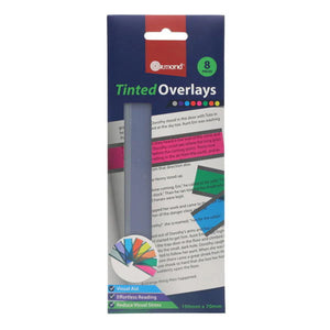 Ormond Tinted Overlays - 190x70mm (Pack of 8)