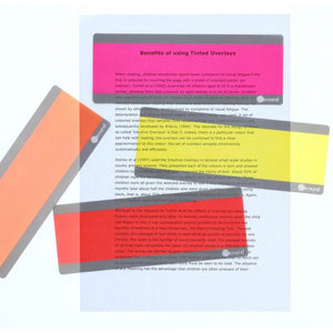 Ormond Tinted Overlays - 190x70mm (Pack of 8)
