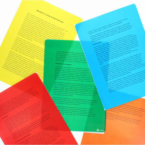 Ormond A4 Tinted Overlays (6 Pack)