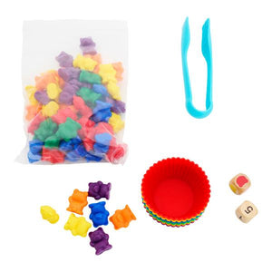 Clever Kidz Sorting Game Rainbow Bears