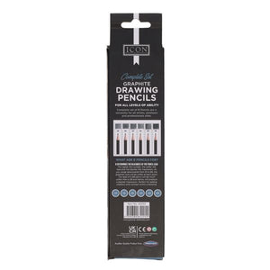 Graphite Drawing Pencils - 6 Pack