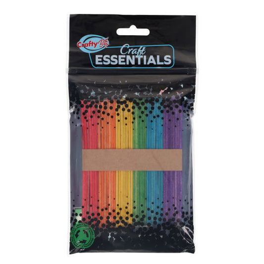 Lollipop Sticks - Coloured (42 Pack)