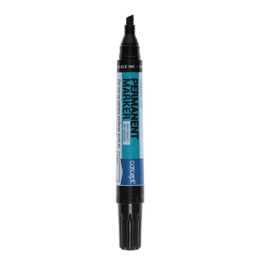 Chisel Tip Permanent Marker - Black (1 Marker)