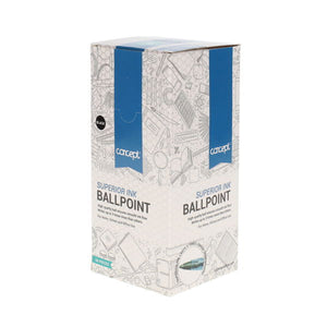 Concept Box 50 Ballpoint Pens - Black