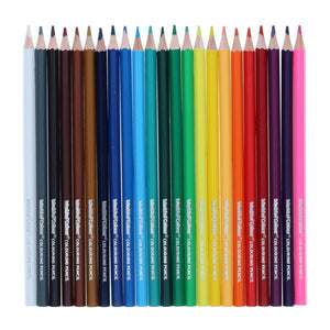 World of Colour Full Size Colouring Pencils (24 Pack)