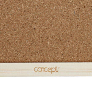 Concept Memo & Notice Cork Board - 90x60cm
