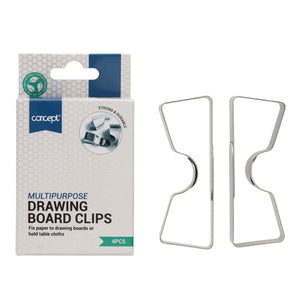 Concept Drawing Board Clips (4 Pack)